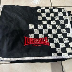 Lonsdale Black and White Belt Bag
